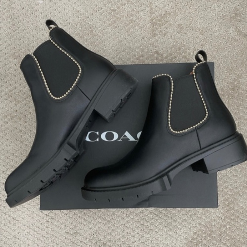 New Coach LORY LEATHER BOOTIE